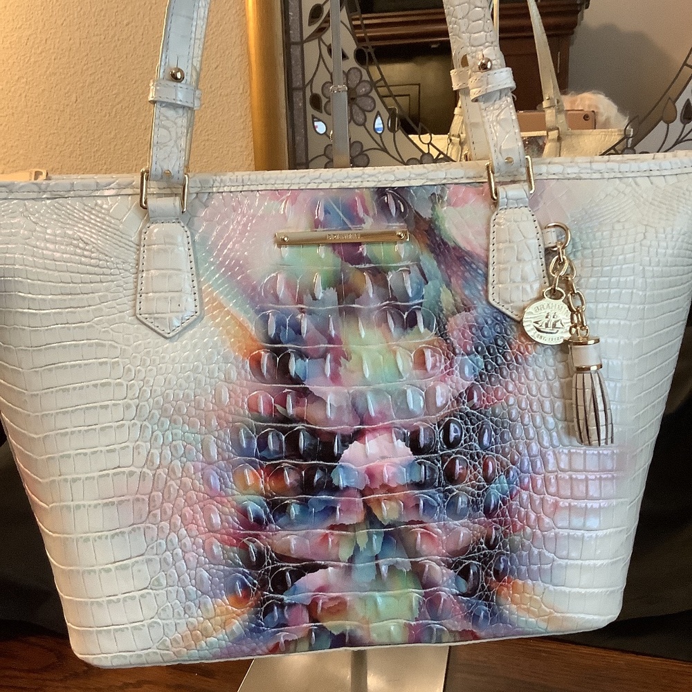 NWT BRAHMIN PRISM OMBRÉ MEDIUM ASHER